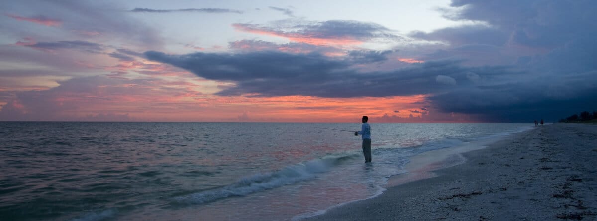 Sunset at Island Inn Sanibel