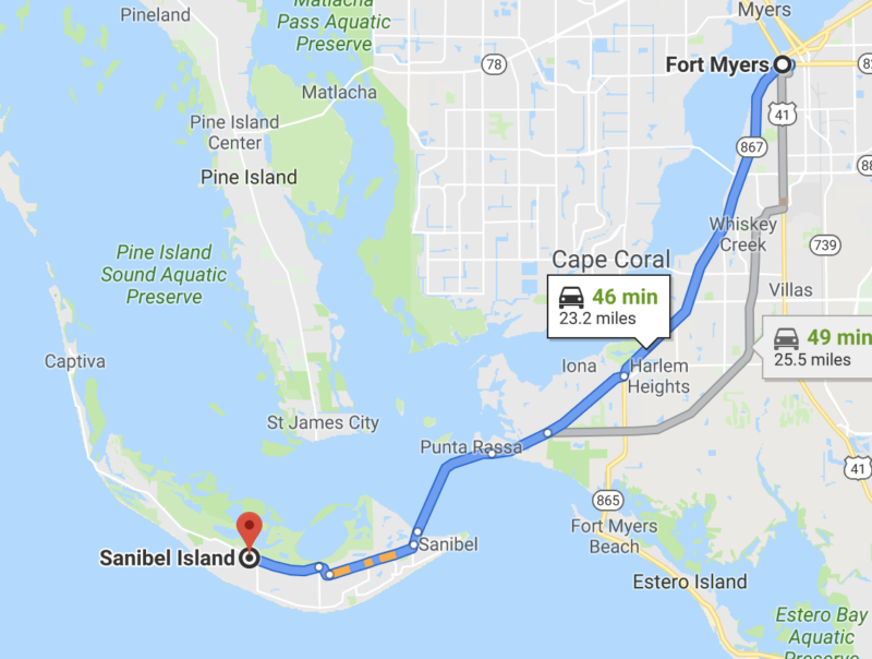 map of sanibel island Where Is Sanibel Island Flying Driving To The Island map of sanibel island